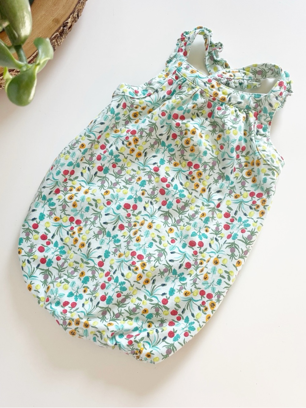 Tea Collection Fruit Bubble Romper | 18-24m